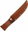 Fixed Blade Knife Sheath Fits Up To 6in Blade Brown Basketweave Leather SH1135