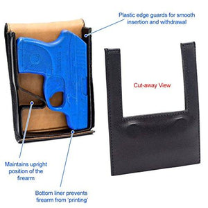 Sneaky Pete Holster Concealed Carry Discreet Pistol Hangun Kydex insert BELT CLIP