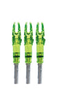 Lumenok Signature Nock (3-Pack), Green Lighted Arrow Nock