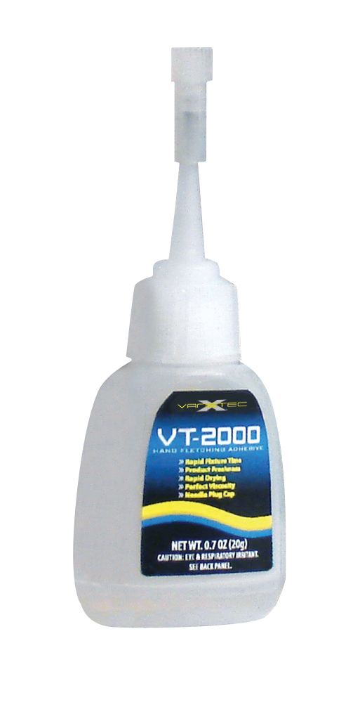 ARROW FLETCHING GLUE VT-2000 VANETEC 0.71 ARCHERY BOW VANE FLETCHES